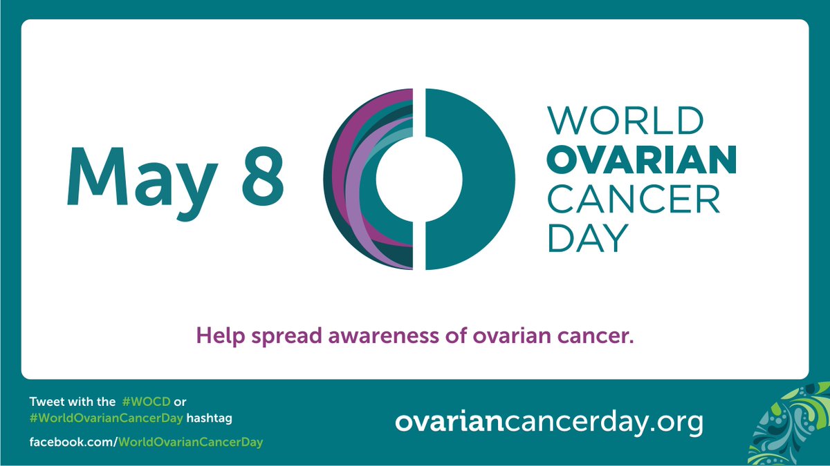 WOCCnews's tweet photo. The count down is ON! One month until WORLD OVARIAN CANCER DAY! https://t.co/voMMdossRk