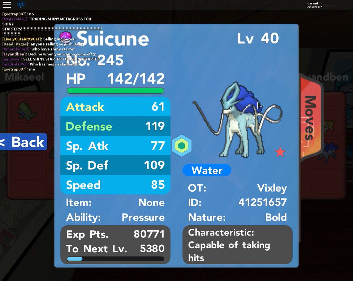 Spookso V Twitter If You Are An Experienced Roblox Builder And You Think You Can Build Nice Looking Pokemon Models Dm Me For A Possible Job - suicune roblox