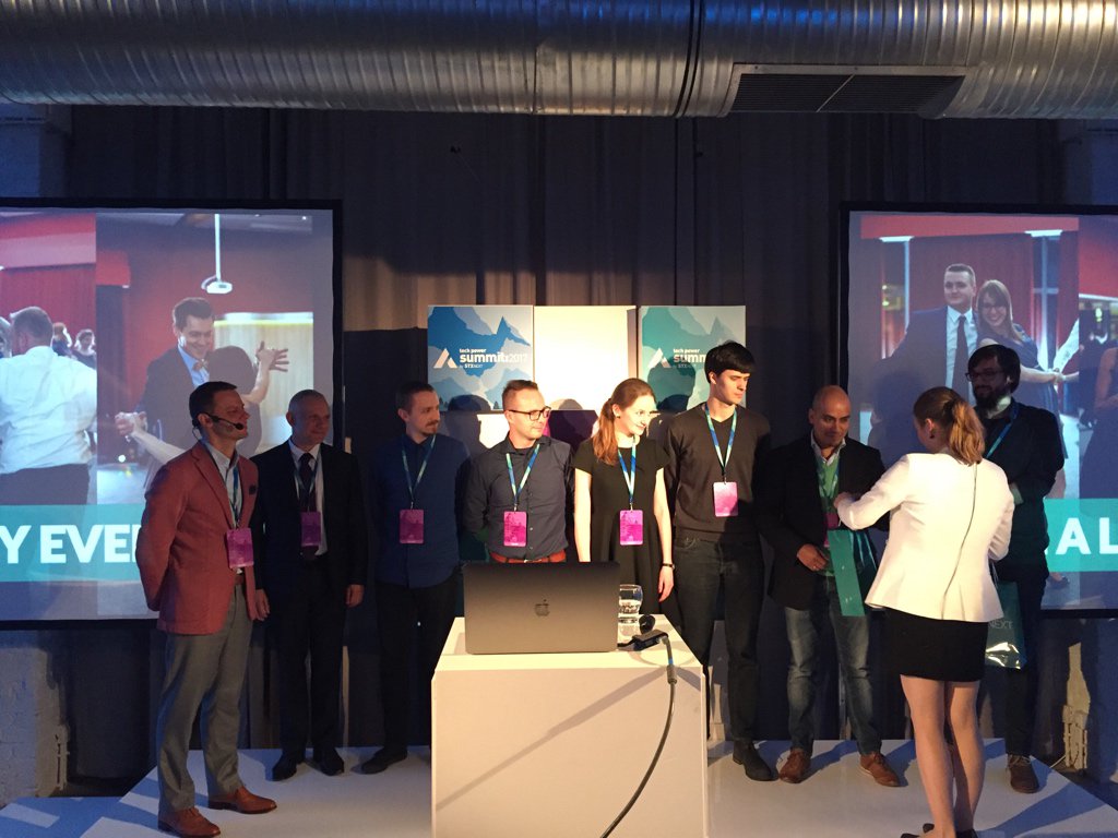 STXNext's tweet image. Dear speakers (where is @tarek_ziade?!) thank you one more time! #TechPowerSummit2017