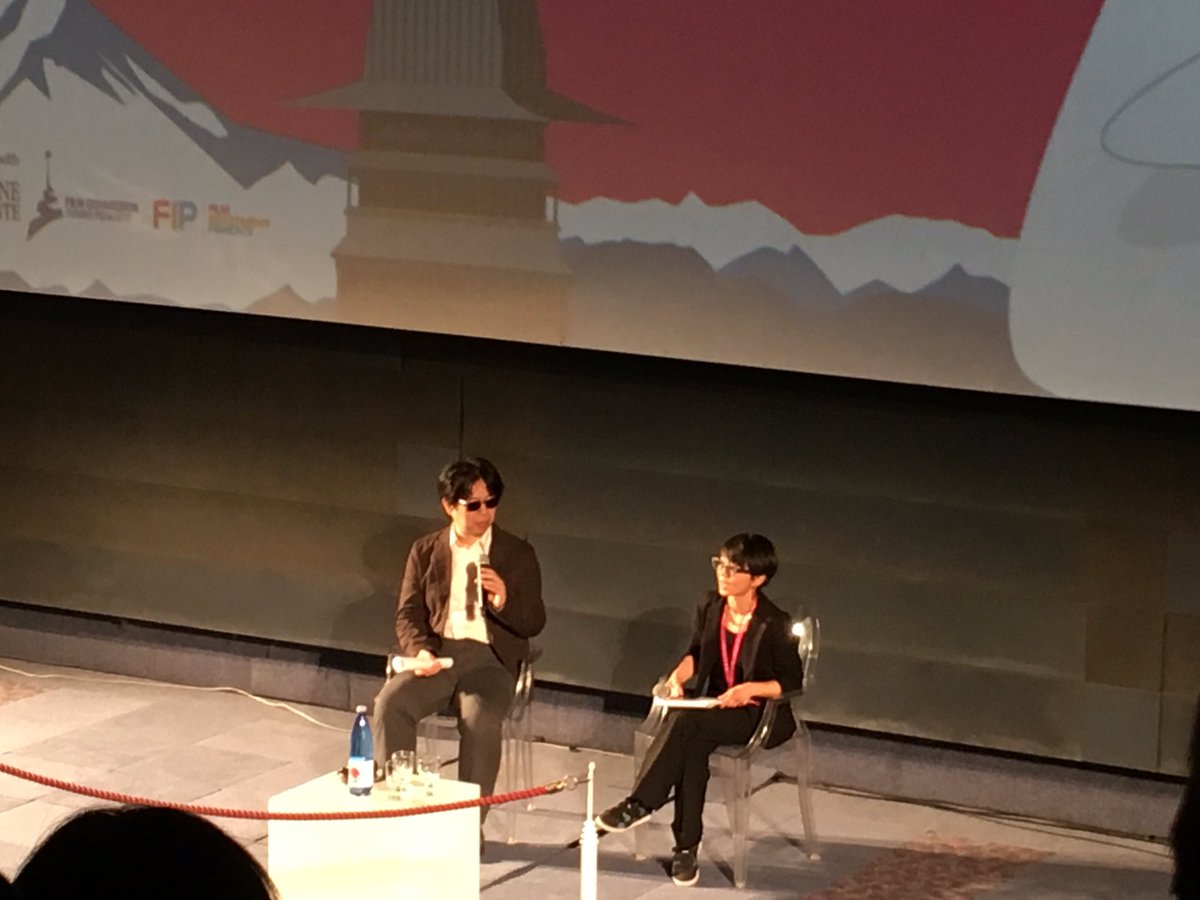 mellowanimation's tweet photo. Master class di Shin’ichirō Watanabe al #cotb2017 #cartoonsonthebay https://t.co/tF21mBr033
