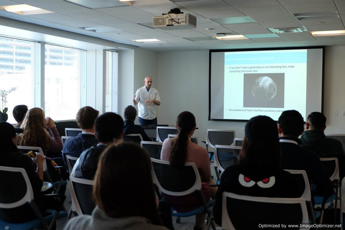 summitdistrict's tweet image. .@summitdistrict&apos;s @davidkretch gives #datascience advice to #students from @HowardU @GWtweets @UofMaryland @GeorgeMasonU at #DCDataFest