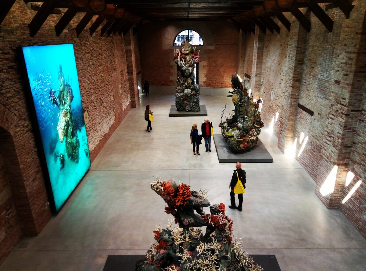 ALLAllemandi's tweet photo. “Treasures from the Wreck of the Unbelievable”by @DamienHirst at Punta della Dogana in Venice.

An amazing exhibition. #shocking 
#art #arte https://t.co/qJuh43KvSA