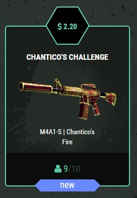 DaddyskinsCSGO's tweet image. One more entry left for this beautiful skin!