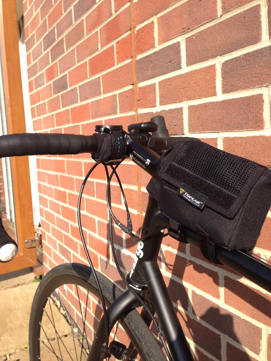 RideEatRestRep's tweet photo. Enjoyed some extra carry space on the ride today, pleased with the new @Topeak_Intl top tube bag https://t.co/OiD7B0WLXE