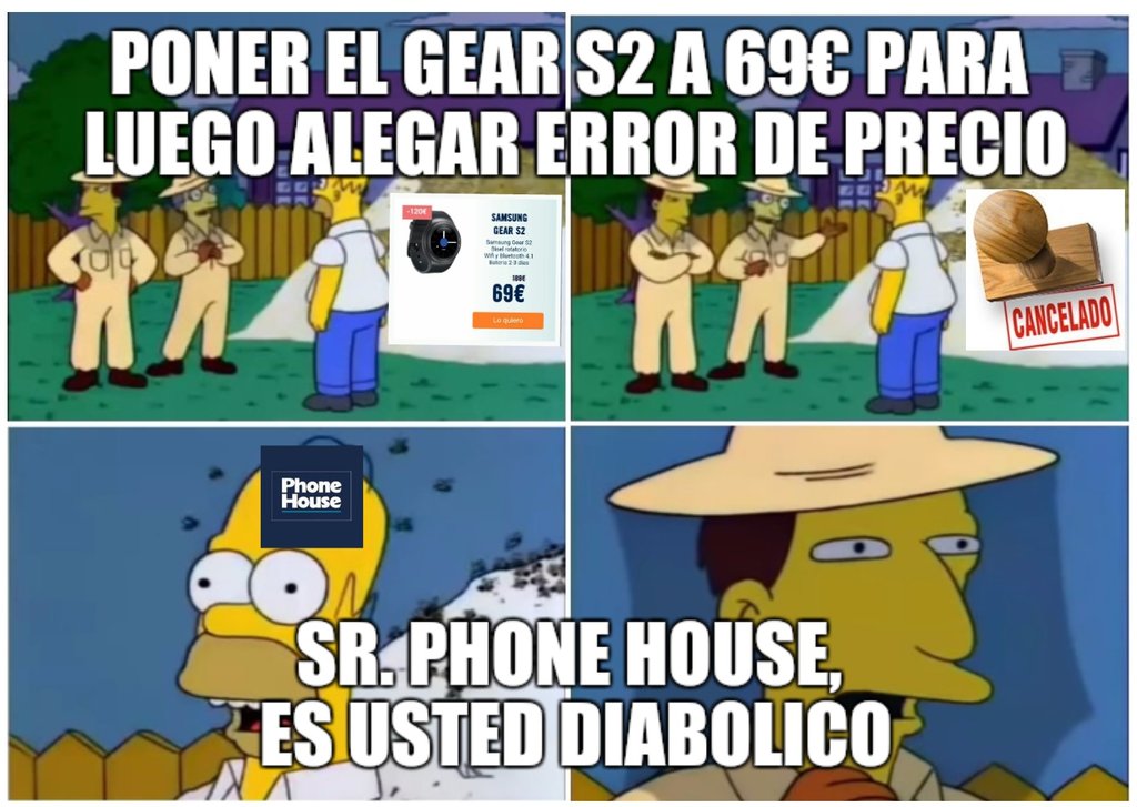 s3rch87's tweet photo. @PhoneHouse_Es Seran estos 100€ como la oferta del Gear S2???
@PhoneHouse_Es #publicidadengañosa #estafa #timohouse #timotph #tph #timophonehouse https://t.co/jAQrKqkPkk