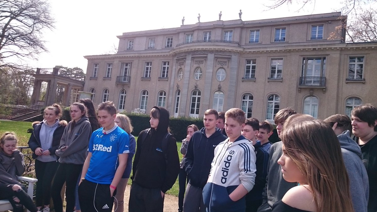 HumsWalbottle's tweet photo. Interesting final day looking at the Olympic stadium, place of 'final solution' plans and deportation train station. @walbottlecampus https://t.co/VSc3YHk8Y8