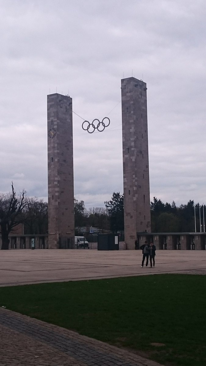 HumsWalbottle's tweet photo. Interesting final day looking at the Olympic stadium, place of 'final solution' plans and deportation train station. @walbottlecampus https://t.co/VSc3YHk8Y8