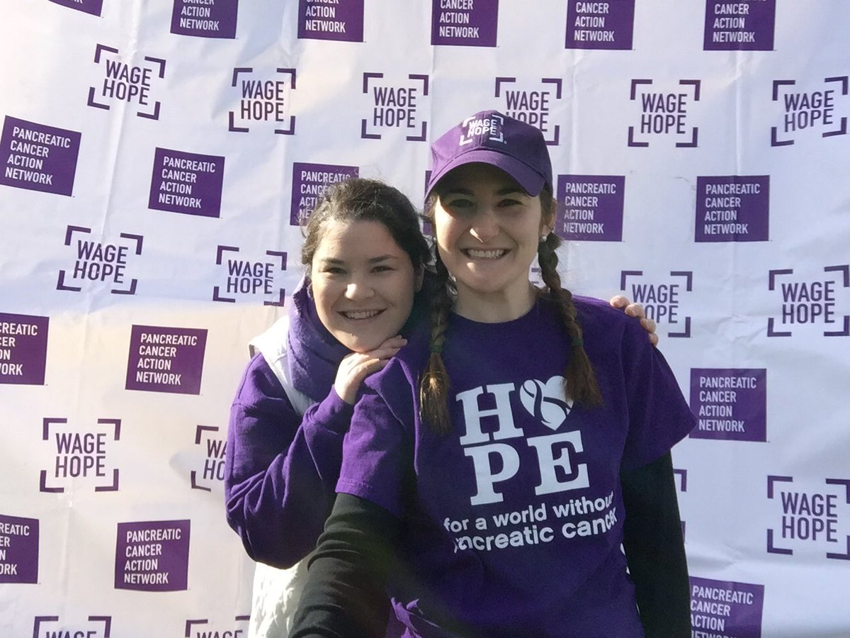 rkesss's tweet photo. Proud of my #sister @jakessman!! 💟Thank you for giving hope for a world without pancreatic cancer #wagehope #PurpleStride @PanCANNYC https://t.co/QnwDYw8Bv0