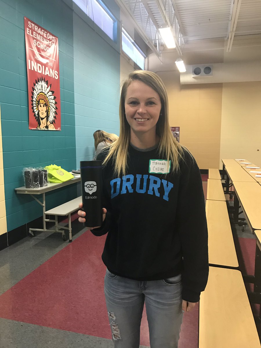 edcampSWMO's tweet photo. Congrats @hannah_collins3! Another @edmodo winner! https://t.co/q78oUN619J