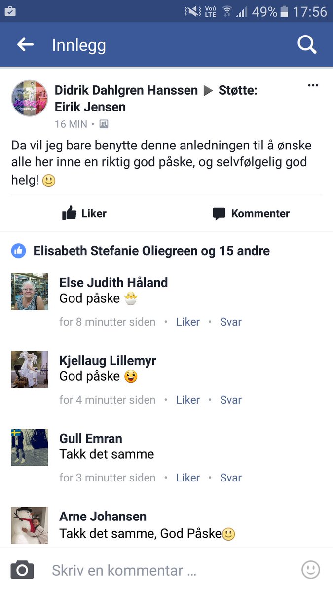 Jeg får nesten litt dårlig samvittighet for dette.