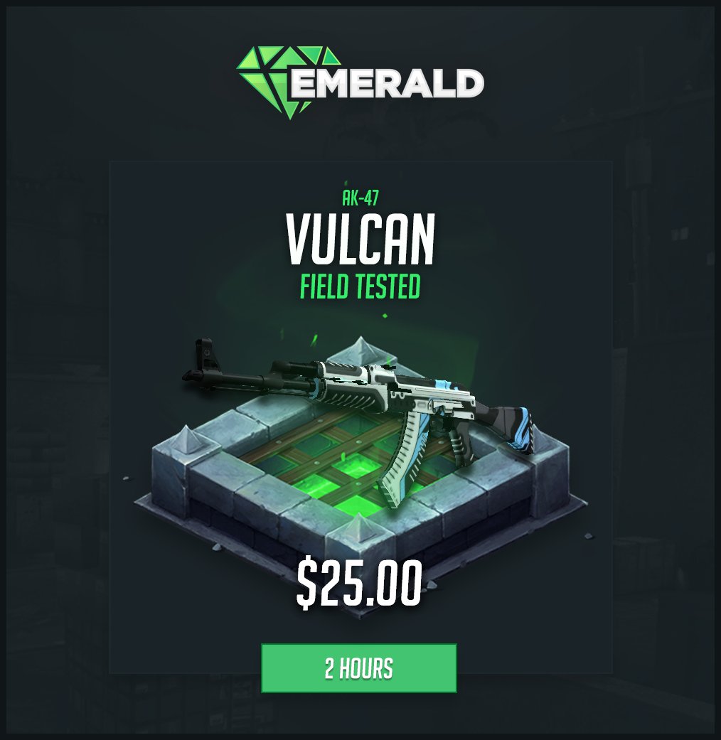 EmeraldsGG's tweet image. ✈ AK-47 | Vulcan Giveaway

* RT + Follow
* Tag 2 Friend's
* RT goo.gl/kAO0oN