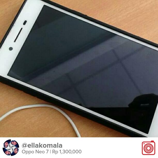 komalaela's tweet photo. Selling Oppo Neo 7 Rp 1,300,000 https://t.co/xB8rkivYkY #carousell @carousell_id https://t.co/JRv8eaPSN8