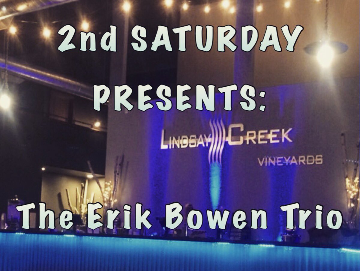 Join us from 6-9 PM TONIGHT for this month's 2nd Saturday. Soothe your soul with some live music, savory eats and fine wine.