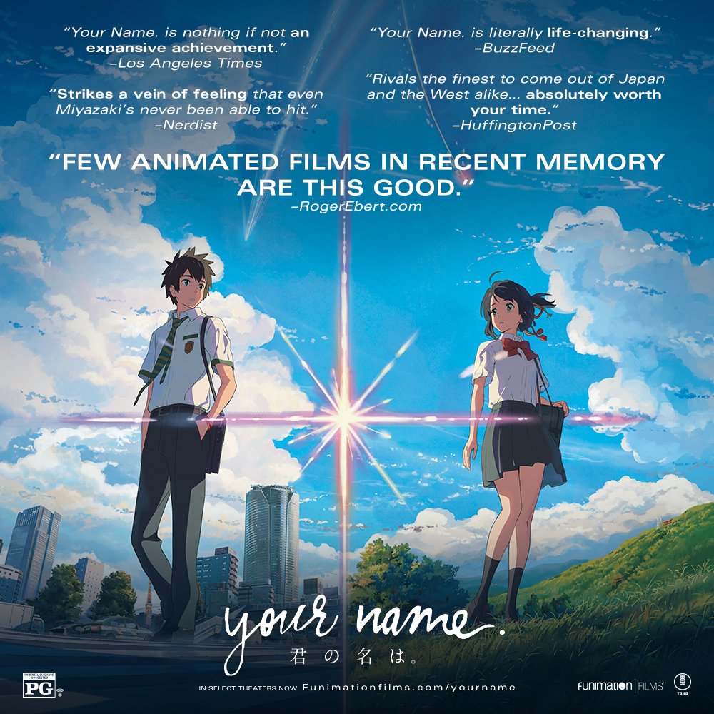 Funimonster on Twitter: "Critics are raving that Your Name. is a ...