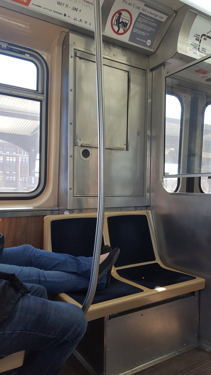 ladyinabox's tweet photo. Yep, that new #CTA ad campaign is really effective. @CTA_CIA @TheBrownLine #publictransport #eltrain #chicago https://t.co/e6lRmtqqSn