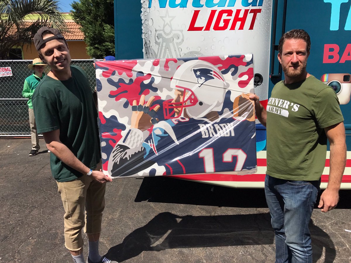 stoolpresidente's tweet photo. Dude drove 10 hours to give me this.   Don't hate it. #brady. https://t.co/gEE4378PxJ