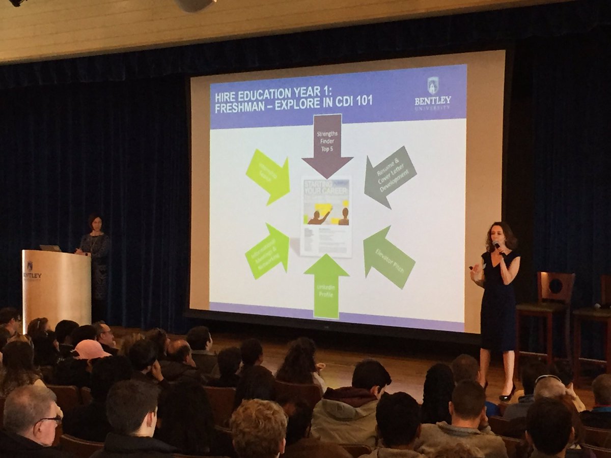 valeriefox's tweet photo. Love the life lessons @bentleyu #1 Career Sevices team are sharing at #bentley2021 https://t.co/S3q5dlGqHQ