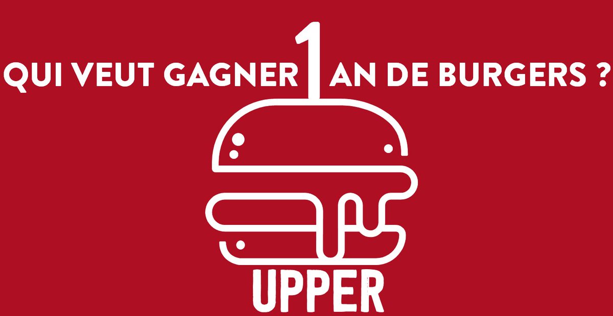Pour fêter ses 4 ans à Bordeaux, Upper fait gagner 1 AN DE BURGERS !!!
Là : facebook.com/UpperBurgerBor…

#HappyBirthday #Uppermaniac