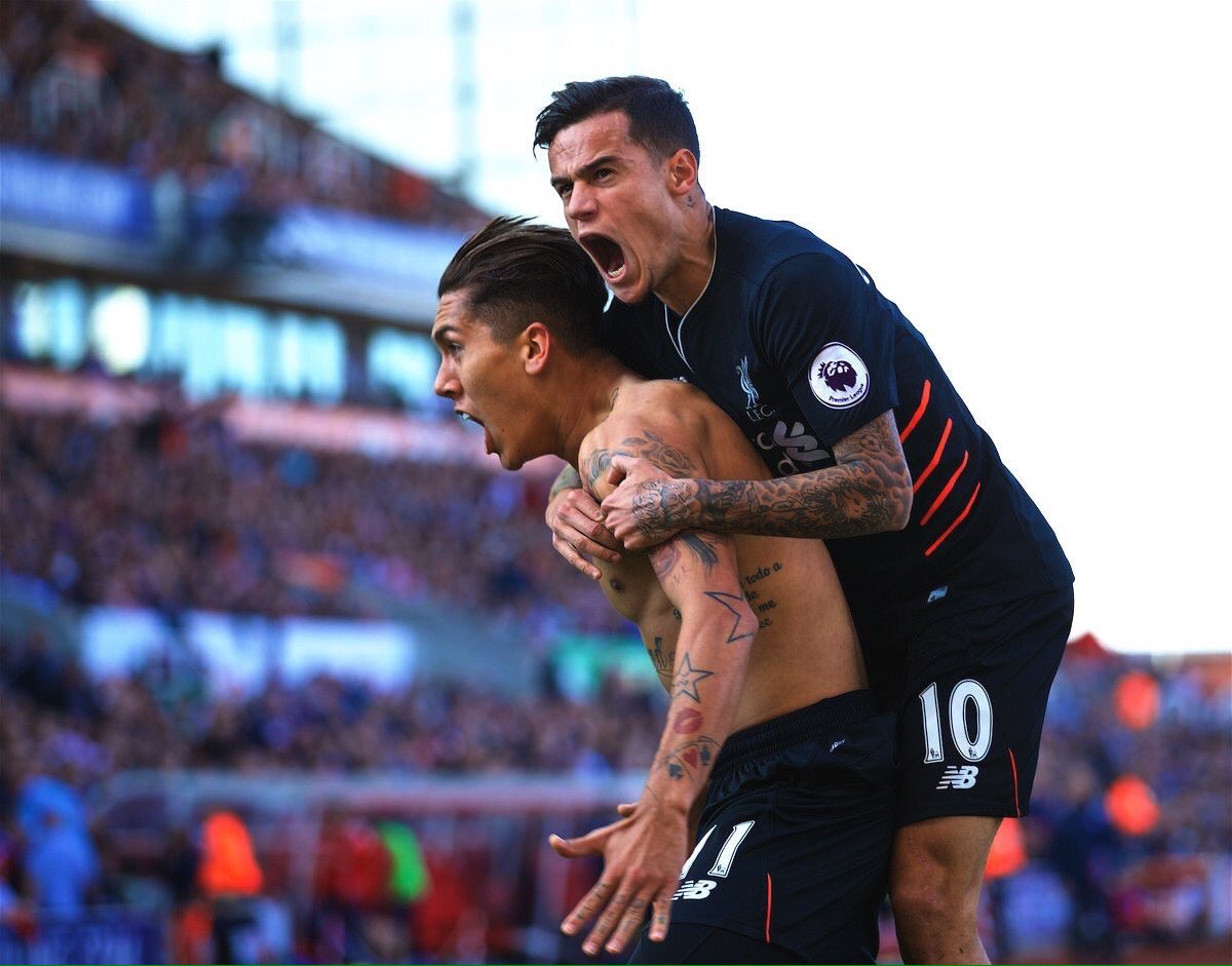 The Brazilians did it on a sunny Saturday afternoon in Stoke.👏