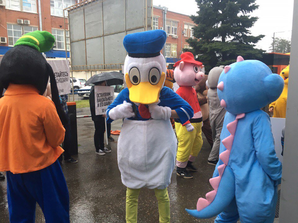 sknovosti's tweet image. Креатива не хватило. Администрация @kondratyevvi сама распиарила открытие в Краснодаре штаба @navalny, устроив глупые представления)