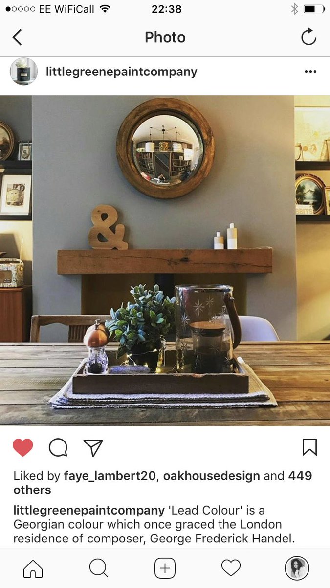 _Sam_etc's tweet photo. Bit bloody chuffed with my #littlegreenepaintcompany regram. #thatsmyhouse #interiors #myhome #myhomestyle #leadcolour #happysas https://t.co/qJH9ckB6zO