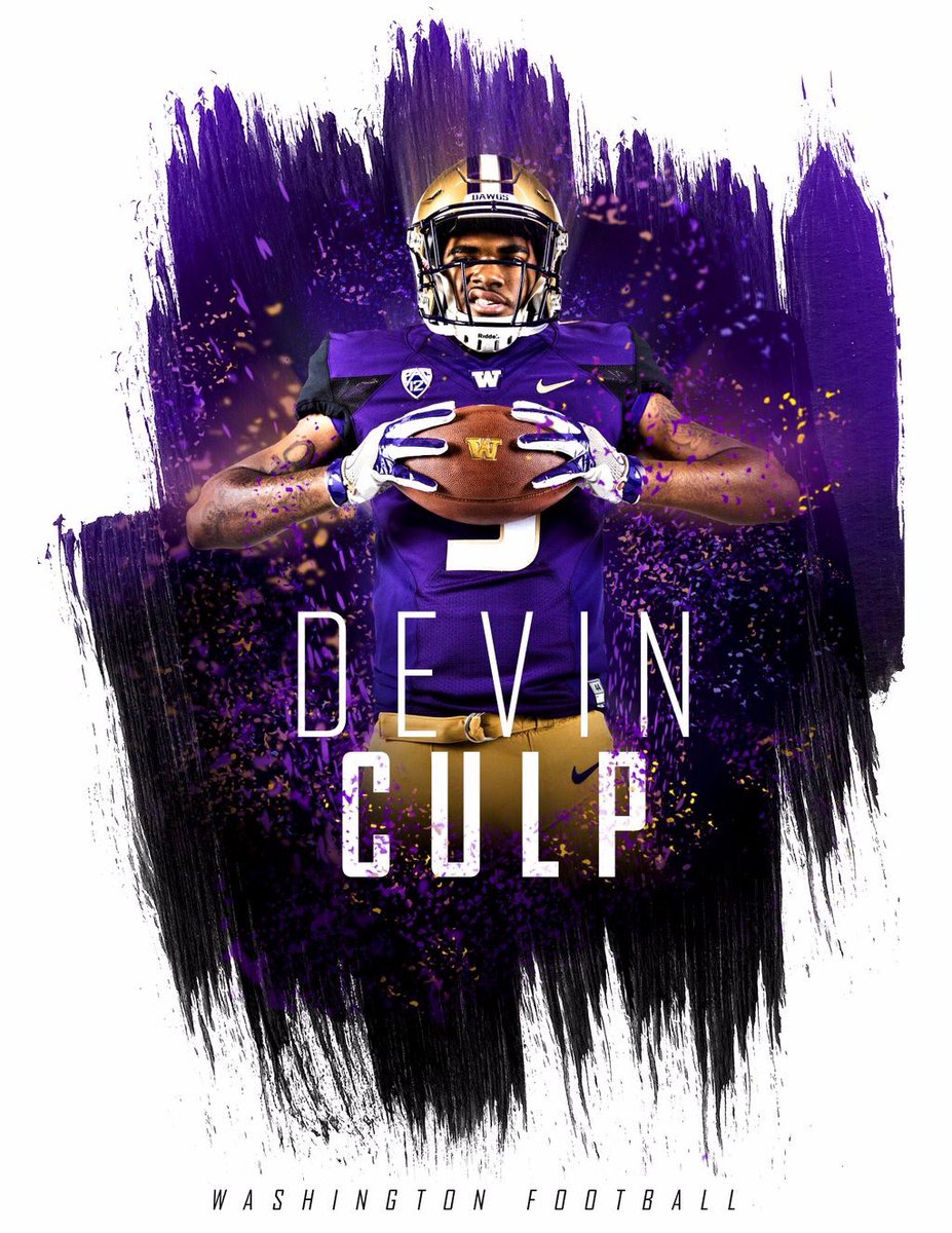 _DevinCulp_'s tweet image. I'm very grateful to say I'm going to  further education &amp;amp; my football career at the University of Washington #GoDawgs #WOOF #BFL #OKG 🐺🐺💜💛😈