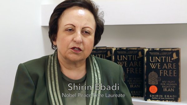 Nobel Peace Prize winner #ShirinEbadi talks to @onfreespeech about her book #UntilWeAreFree bit.ly/1SLjcK8