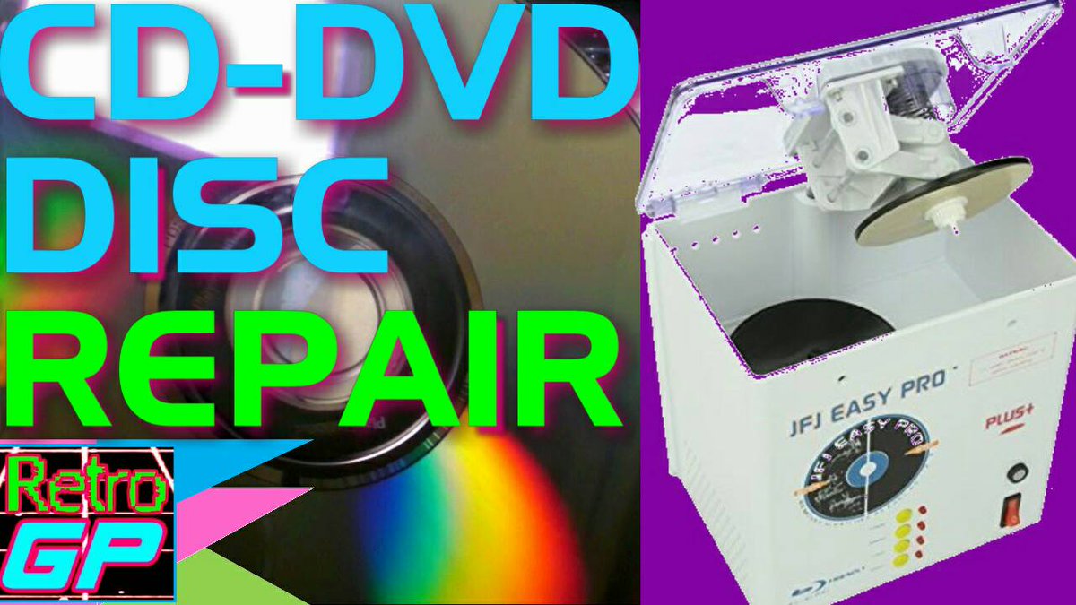 RetroGP's tweet photo. Made a video on how to repair CD and DVD discs using the moderately priced JFJ Easy Pro https://t.co/KUpqK2IM5p #discrepair #jfjeasypro https://t.co/gcvM7R8iAY