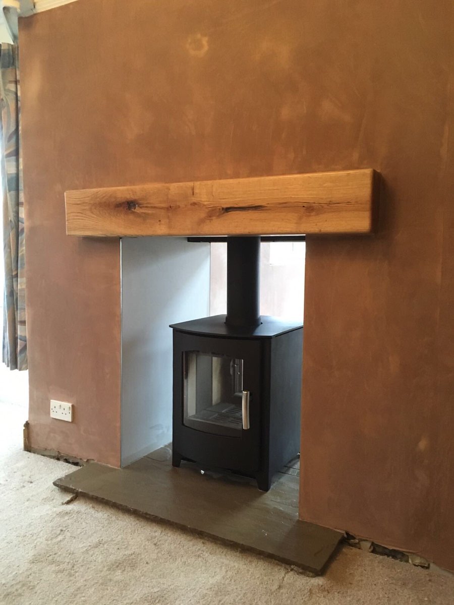 Mendip Churchill 8 Double sided Multifuel Stove.<a href="/Mendipfireplace/">Mendip Fireplaces</a>