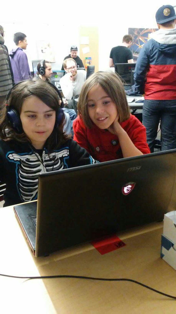 PlayReflections's tweet image. Just got started with Sacramento Indie Arcade! Kids always love @PlayReflections! #indiedev #SacIndieArcade217 #gamedev