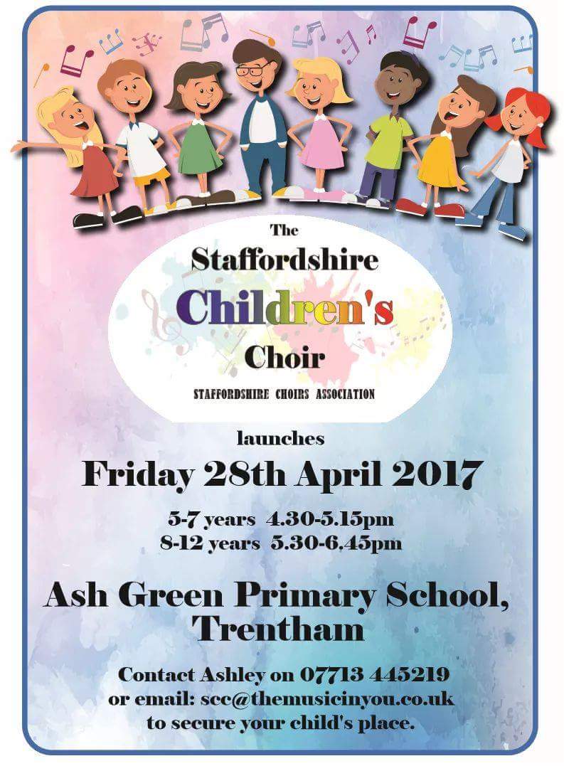 StaffsCDC's tweet photo. Can you help us spread the word about our BRAND NEW Children's choir? We'd be most grateful! @WhatsOnStaffs @stokeculture @StaffsDailyNews https://t.co/kdT0YKEfvV