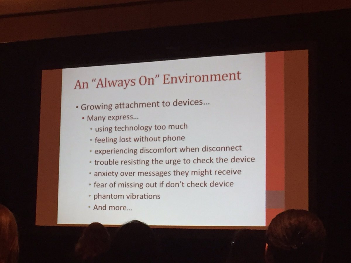 heykellyj's tweet image. When you go to a conference and realize the presentation on unhealthy attachment to devices describes you #srcd17 #FOMO
