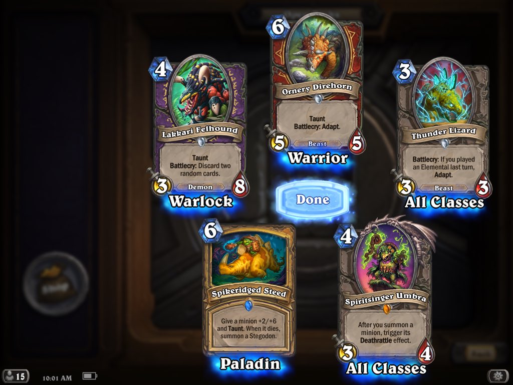 hearthcorecast's tweet photo. I actually opened a legendary that was high on my want list! https://t.co/4uFkYVT7cH