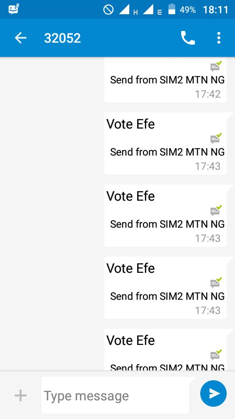 MideAjiboye's tweet photo. 320 votes. Last night + today ๐๐ plus 100votes on WeChat ๐ญ๐ญ #420votes #IStandwithEfe #TeamEfe https://t.co/jqzESWvsFN