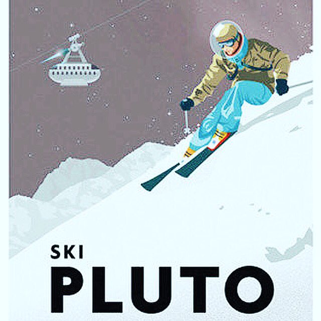 After a long winter we welcome spring... but would give up the warmth to take a ski trip on Pluto. #science #vacation #saturday