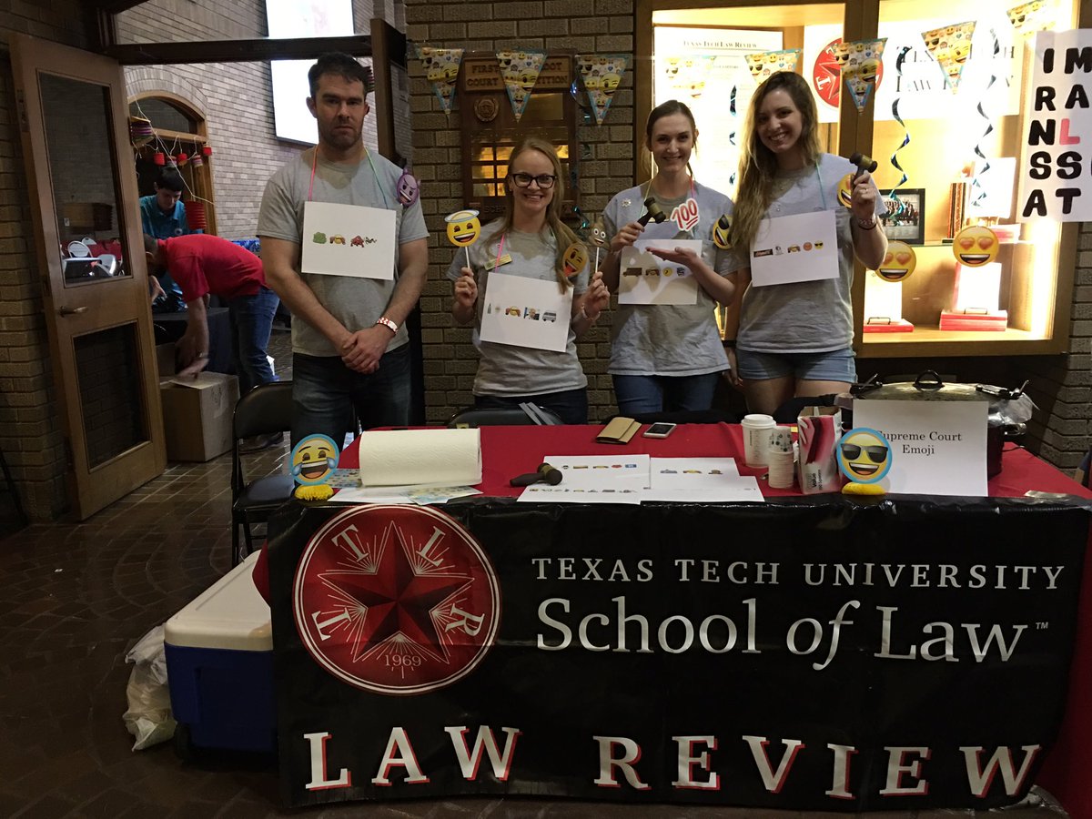 TexasTechLRev's tweet photo. Chili cook off, FTW! #SupremeCourtEmoji #TTLR #LawReview #TTUSchoolofLaw #Chilicookoff https://t.co/mX2ZUXayAE
