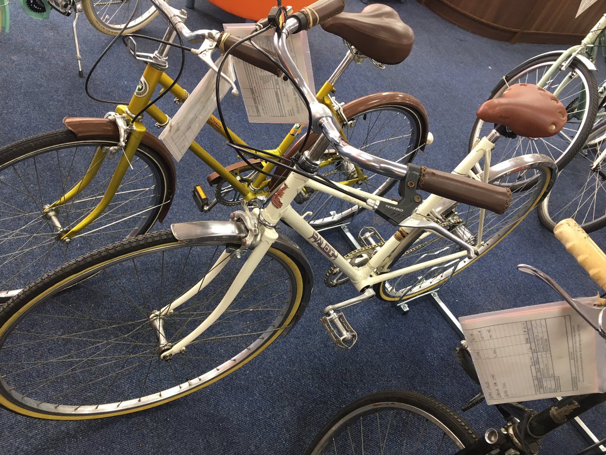 CoLabWelcome's tweet image. Today I visited @ExBikeWorkshop today to wish them well on the opening of their new venture here in Exeter! (also spotted a beaut!)