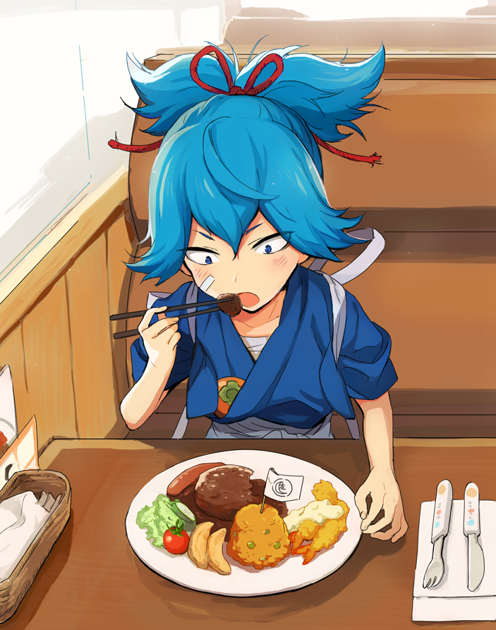 リクエスト 小夜にお子様ランチ食べさす のむおのイラスト リクエスト 小夜にお子様ランチ食べさす のむおのイラスト
