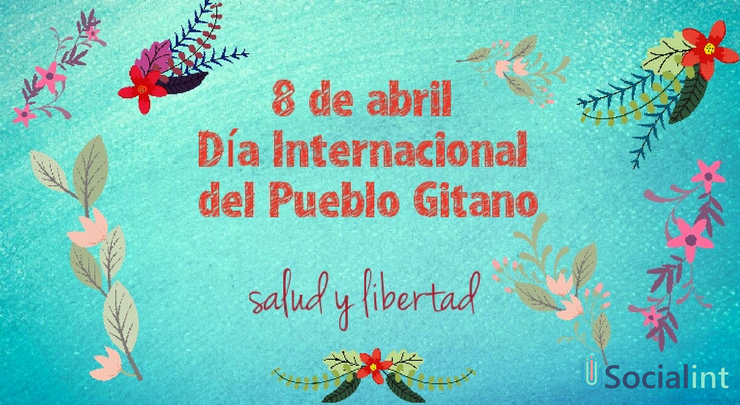 Socialintweb's tweet photo. Feliz Día Internacional del Pueblo Gitano!! Salud para trabajar, y libertad para desplazarse por el mundo #Anaquerando https://t.co/K3YJA29nex
