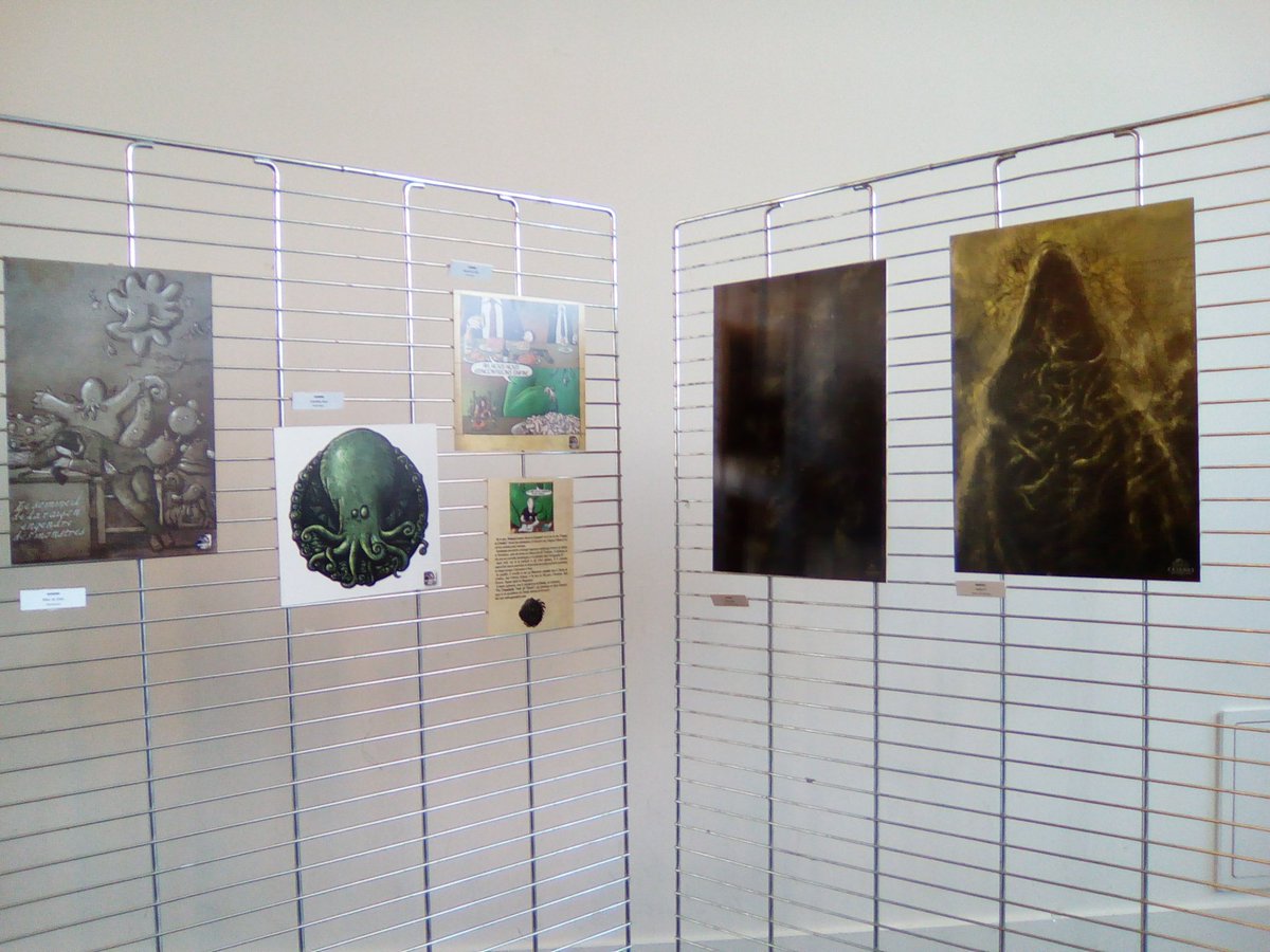 ligue_ludique's tweet photo. Au #FMI / #FestivalDesMondesDeLImaginaire/ #FMI2017 : #ftaghn #cthulhu #Lovecraft #HPLovecraft #Images #indicibles #Moebius #Montrouge #jdr https://t.co/CYEyXixrJO