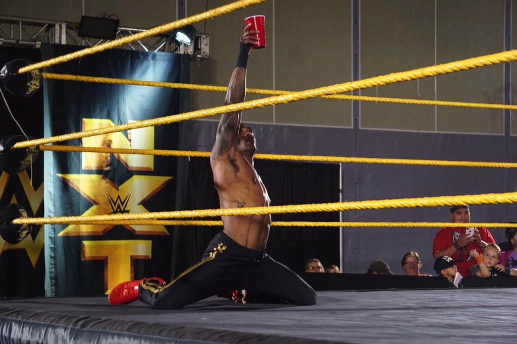 MontezFordWWE's tweet photo. Join us Tonight as @WWENXT closes out this historic week in #NXTLargo
#PoOne https://t.co/rYyPIie6hl