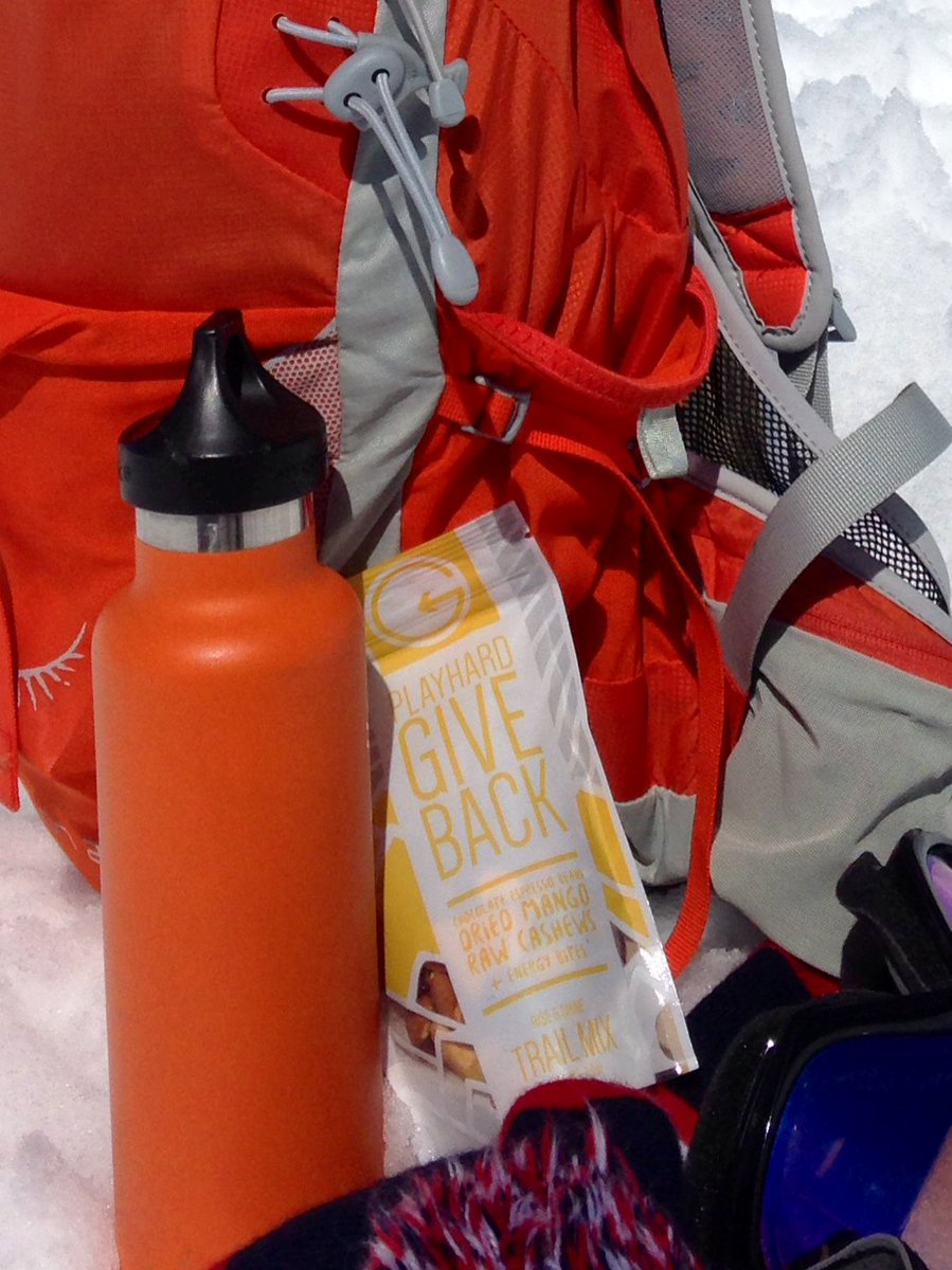 #RiseandShine... the perfect backcountry snack. Spring is here and the conditions have been awesome!