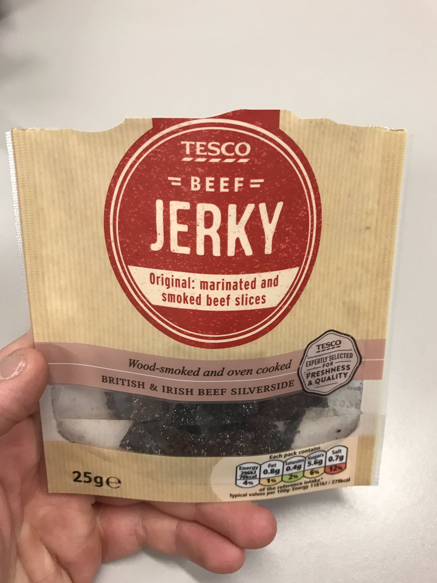 alpayne94's tweet photo. @Tesco Thanks for the added flavour of silica gel that leaked before opening my beef jerky! https://t.co/LDe5LanQaq