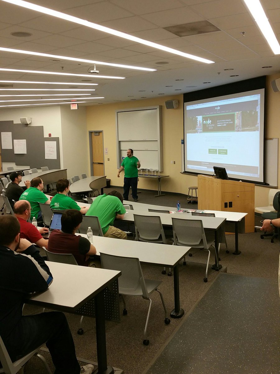 uwfhmcse's tweet image. Js Lecture...#codefest17