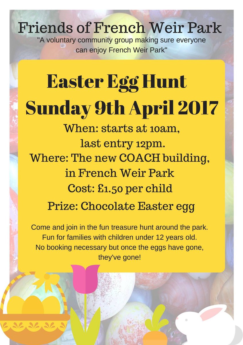 If you fancy hunting for clues with a chocolate Easter Egg prize, please join us tomorrow (Sunday). <a href="/visit_taunton/">Visit Taunton</a> <a href="/AppleFMTaunton/">97.3 Apple FM</a>