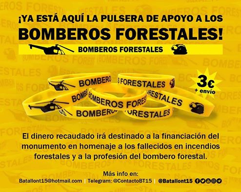 Por supuesto nos sumamos a esta gran iniciativa y queremos esas pulseras <a href="/Batallont15/">Batallón T-15</a> #BomberosAmarillos <a href="/forestalucho/">J.J.</a> 💙💚💛 @SonrisasVerdes_