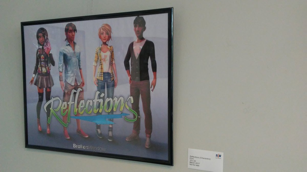 TristanParrish's tweet image. Really cool to see @PlayReflections in the wall in the gallery! Gonna buy them if no one else takes them! :) #SacIndieArcade #indiedev