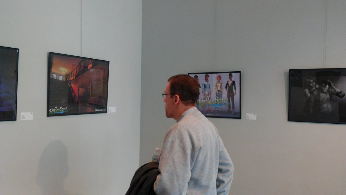 TristanParrish's tweet image. Really cool to see @PlayReflections in the wall in the gallery! Gonna buy them if no one else takes them! :) #SacIndieArcade #indiedev