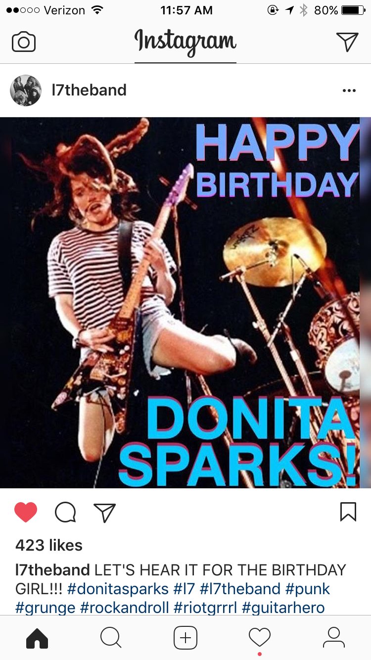 Happy birthday, Donita Sparks of 