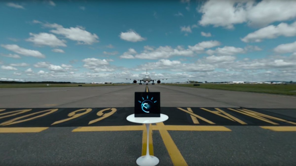 IBM's tweet image. Aviation mechanics are solving issues 90% faster #WithWatson. Watch in the YouTube app for full 360 experience: bit.ly/2nOJjHK
